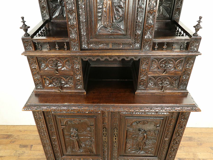 アンティーク家具 ゴシックキャビネット 64903