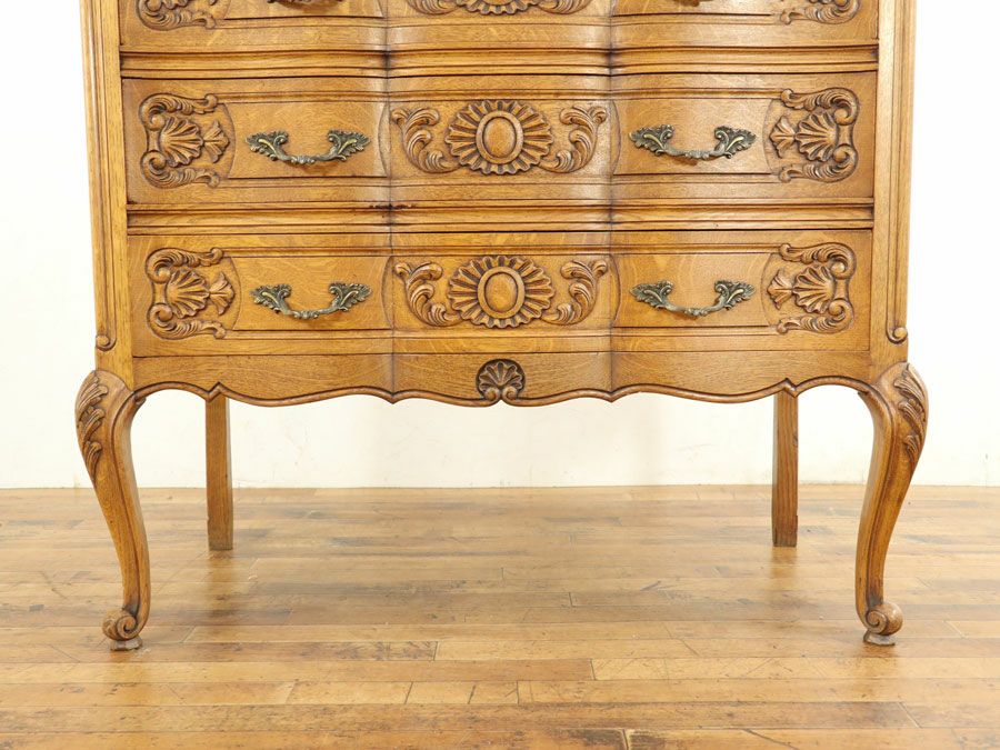 アンティーク家具 猫脚チェスト 64854a