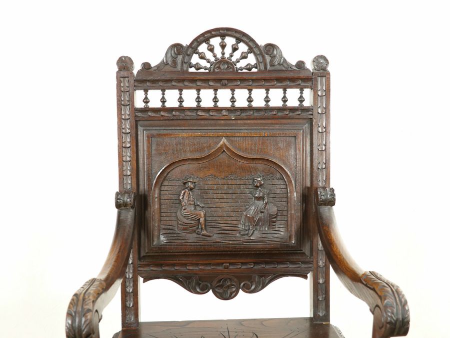 アンティーク家具 アームチェア 64818a