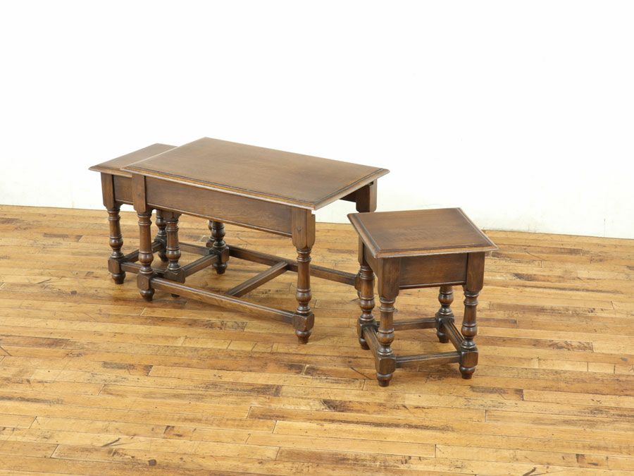 アンティーク家具 ネストテーブル 64919