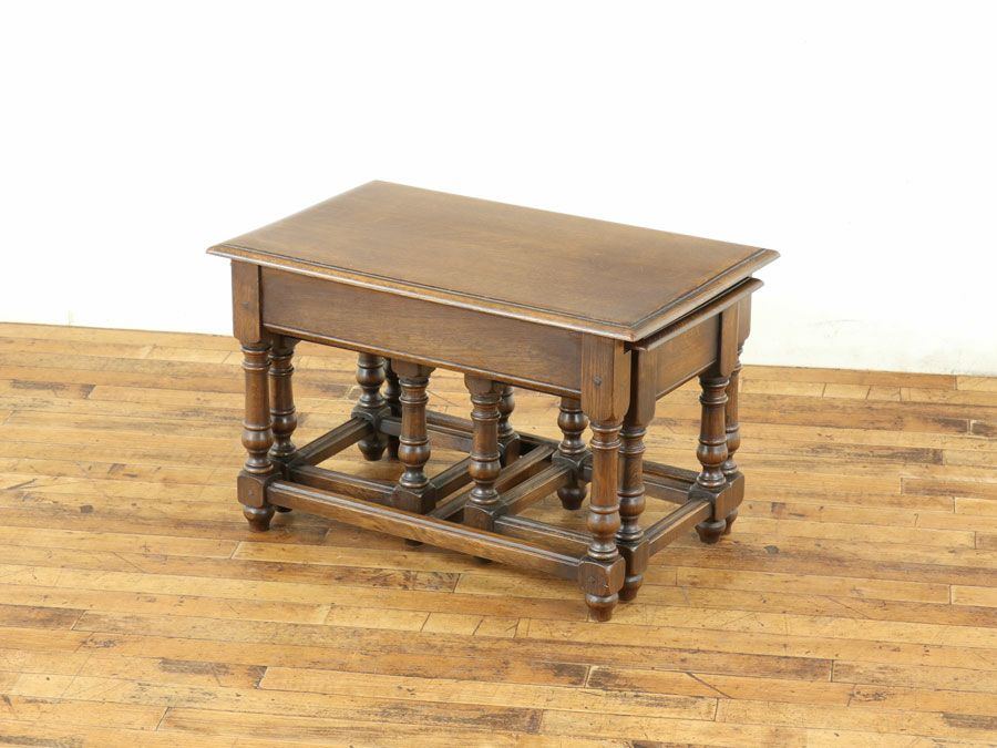アンティーク家具 ネストテーブル 64919