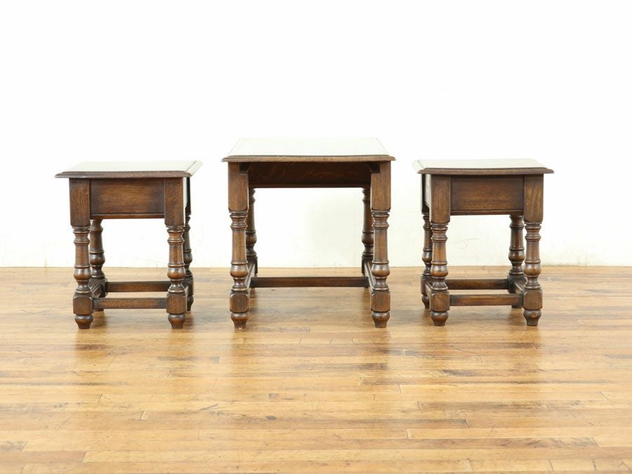 アンティーク家具 ネストテーブル 64919