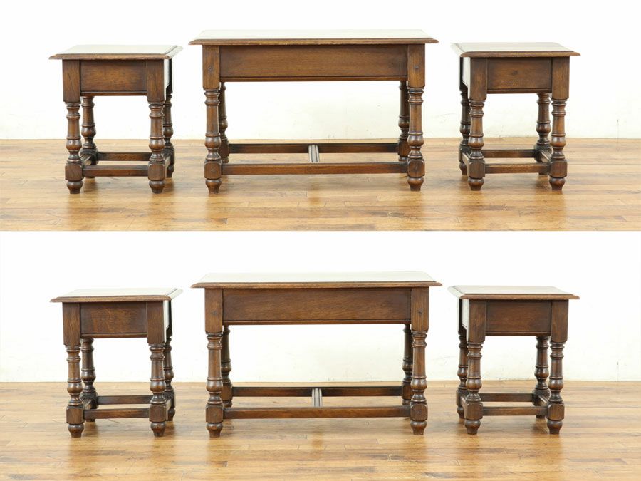アンティーク家具 ネストテーブル 64919