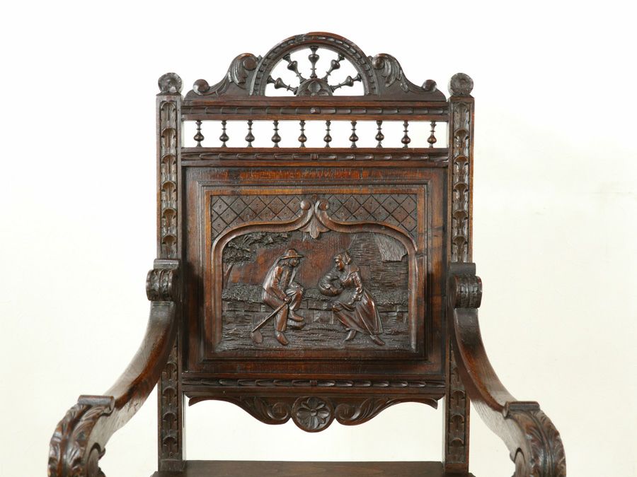 アンティーク家具 アームチェア 64818b