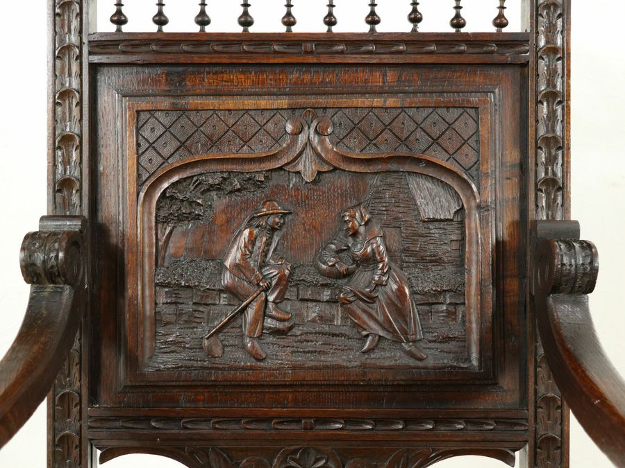 アンティーク家具 アームチェア 64818b