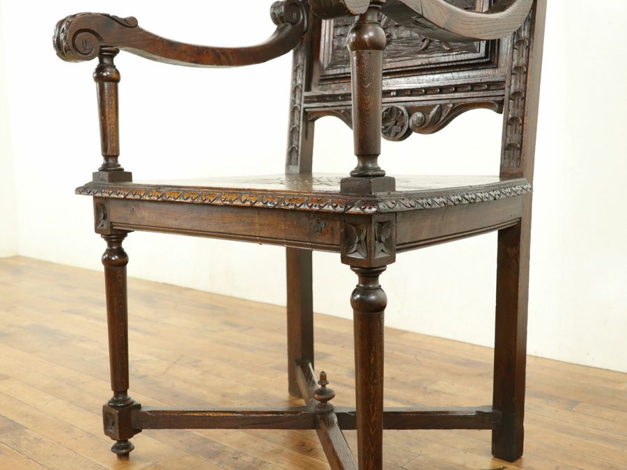 アンティーク家具 アームチェア 64818b