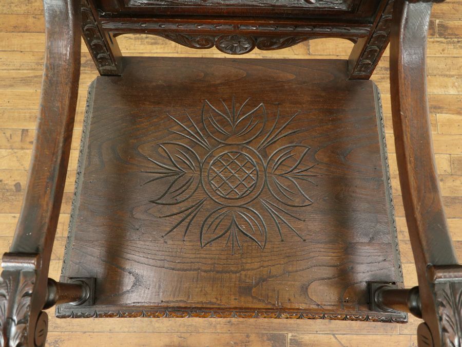 アンティーク家具 アームチェア 64818b