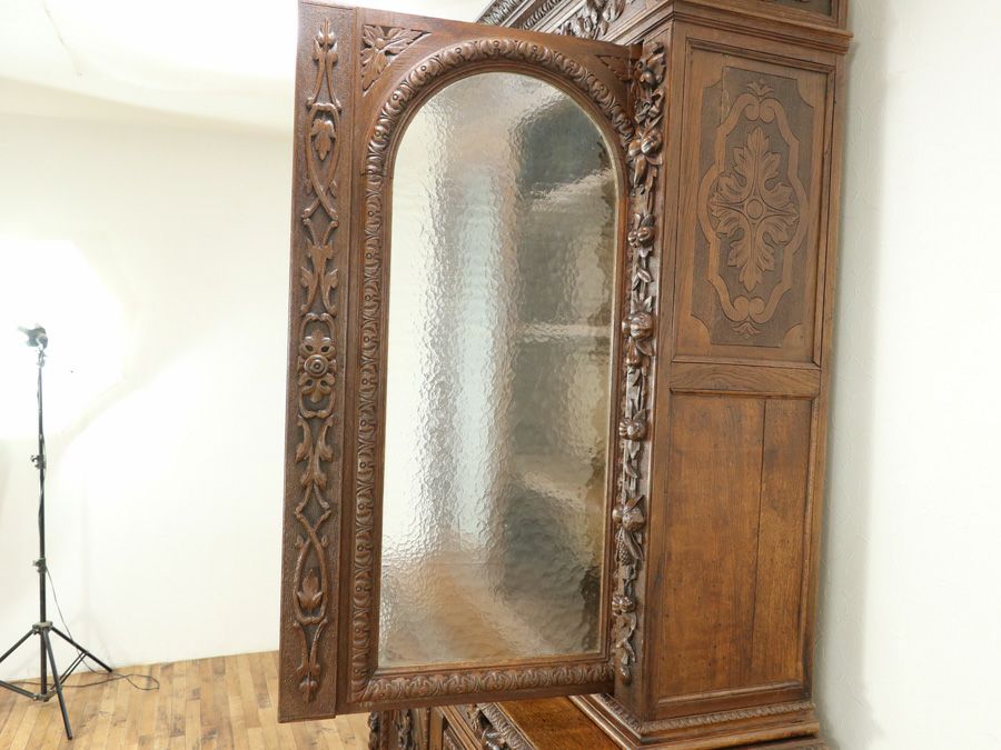 アンティーク家具 キャビネット 64894