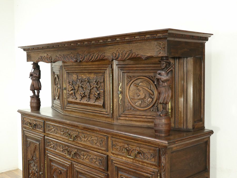 アンティーク家具 キャビネット 64807a