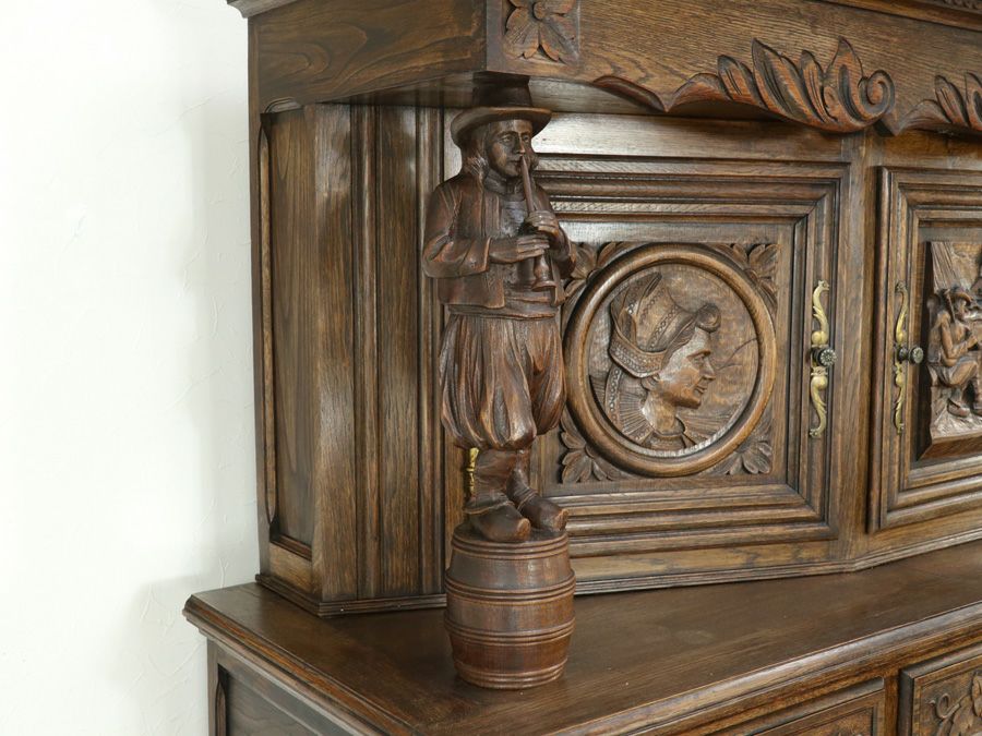 アンティーク家具 キャビネット 64807a