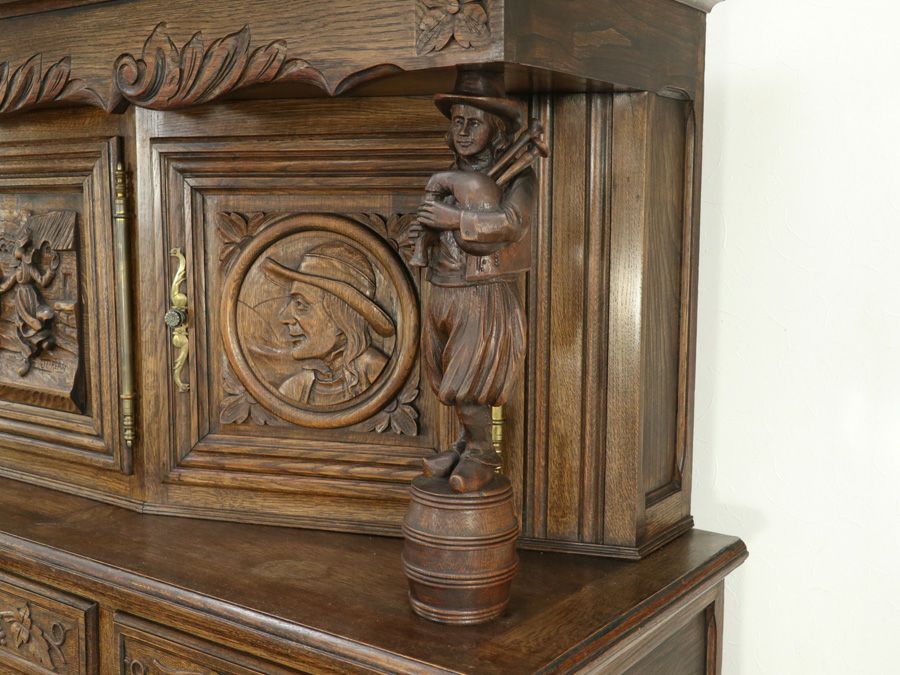 アンティーク家具 キャビネット 64807a