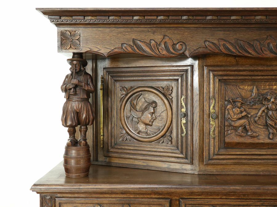 アンティーク家具 キャビネット 64807a