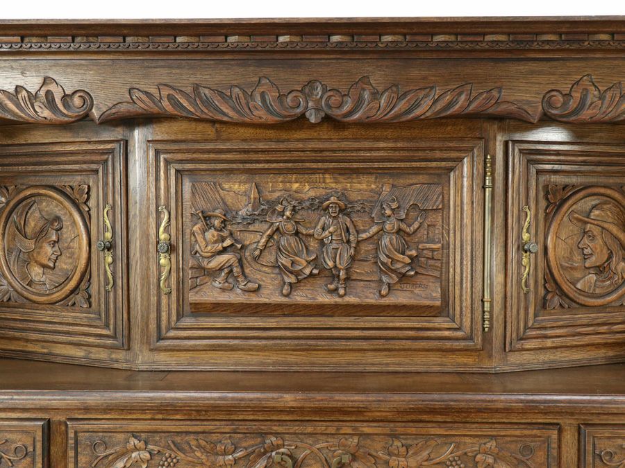 アンティーク家具 キャビネット 64807a