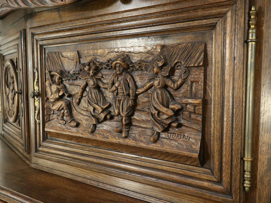 アンティーク家具 キャビネット 64807a