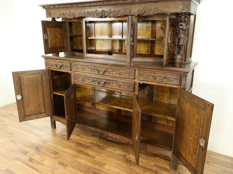 アンティーク家具 キャビネット 64807a