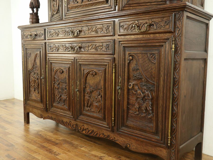 アンティーク家具 キャビネット 64807a