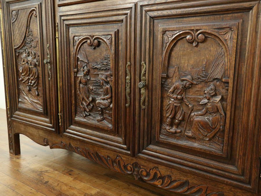 アンティーク家具 キャビネット 64807a