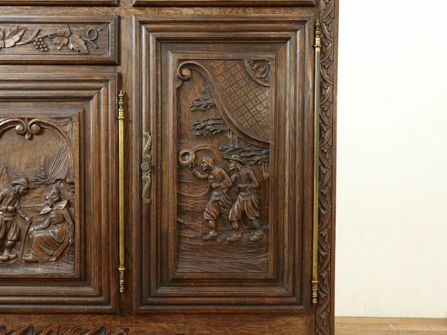 アンティーク家具 キャビネット 64807a