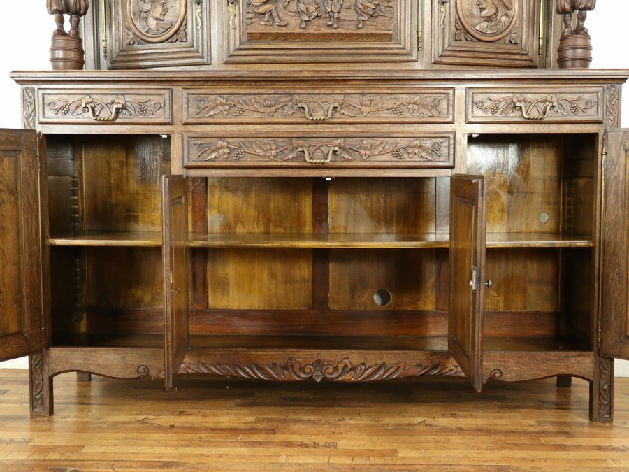 アンティーク家具 キャビネット 64807a