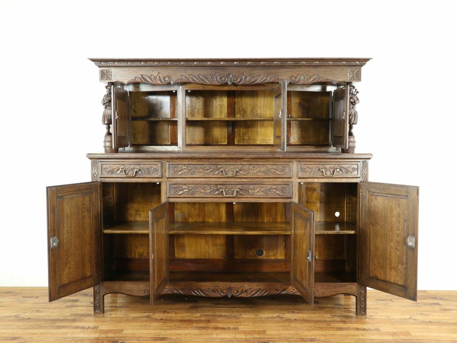 アンティーク家具 キャビネット 64807a