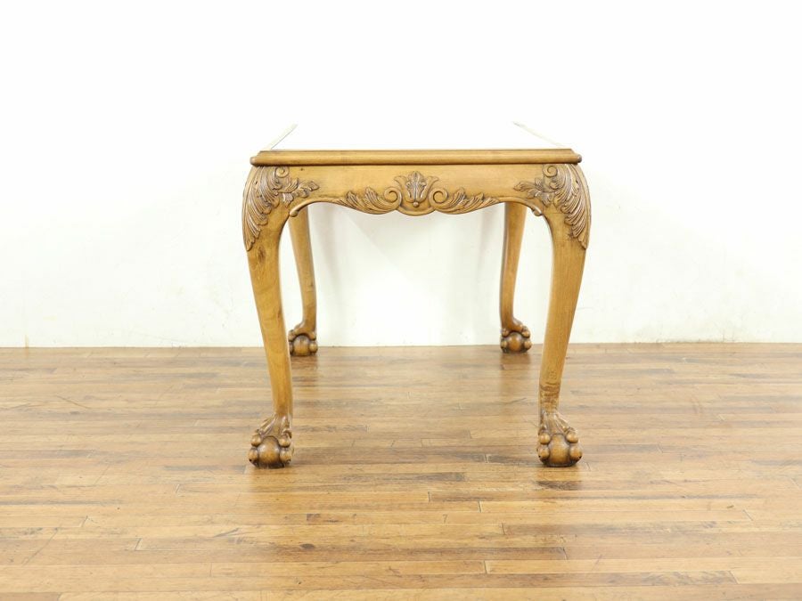 アンティーク家具 ガラストップコーヒー 64853