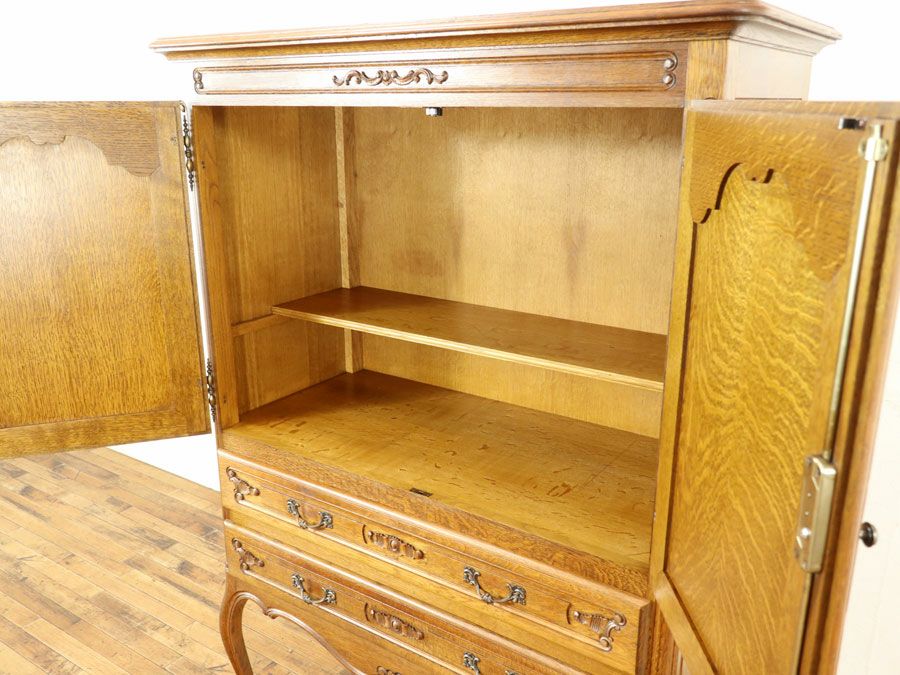 アンティーク家具 キャビネット 64864