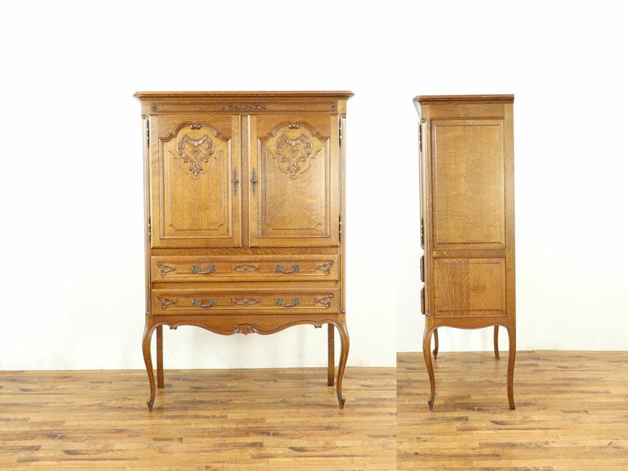 アンティーク家具 キャビネット 64864