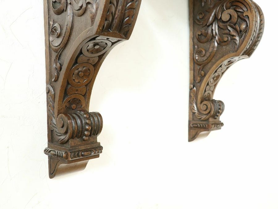 アンティーク家具 ウォールシェルフ 64923