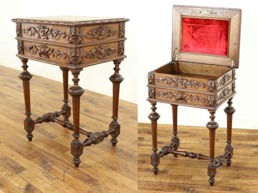 アンティーク家具 サイドテーブル 64815