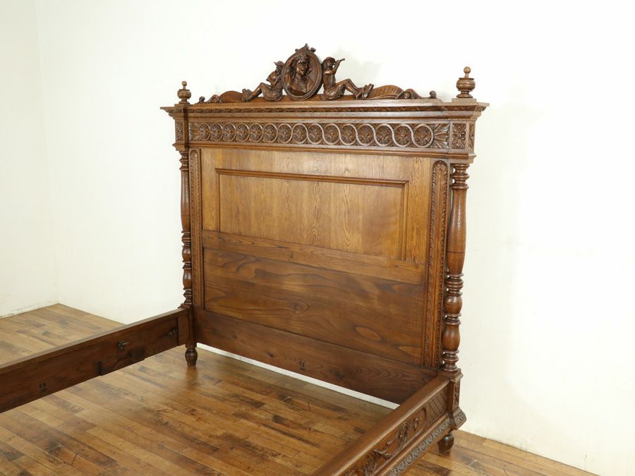 アンティーク家具 ベッド 64820a