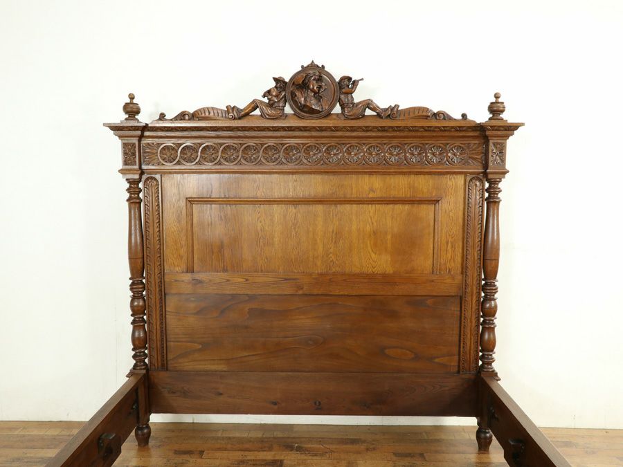 アンティーク家具 ベッド 64820a