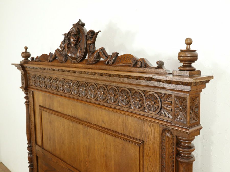 アンティーク家具 ベッド 64820a