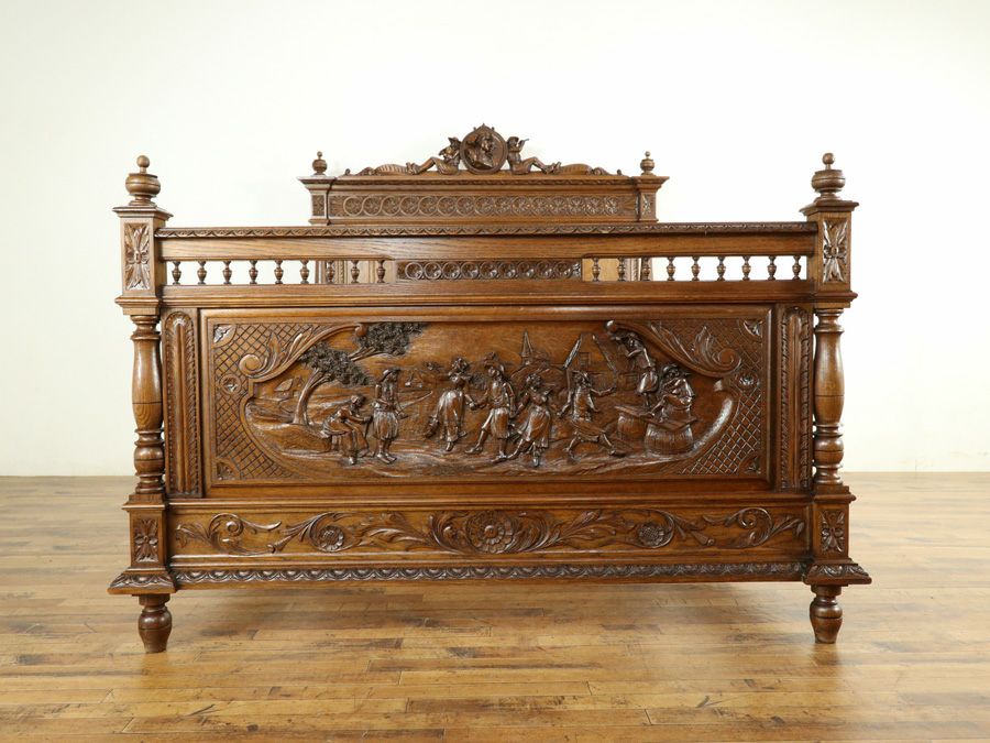 アンティーク家具 ベッド 64820a