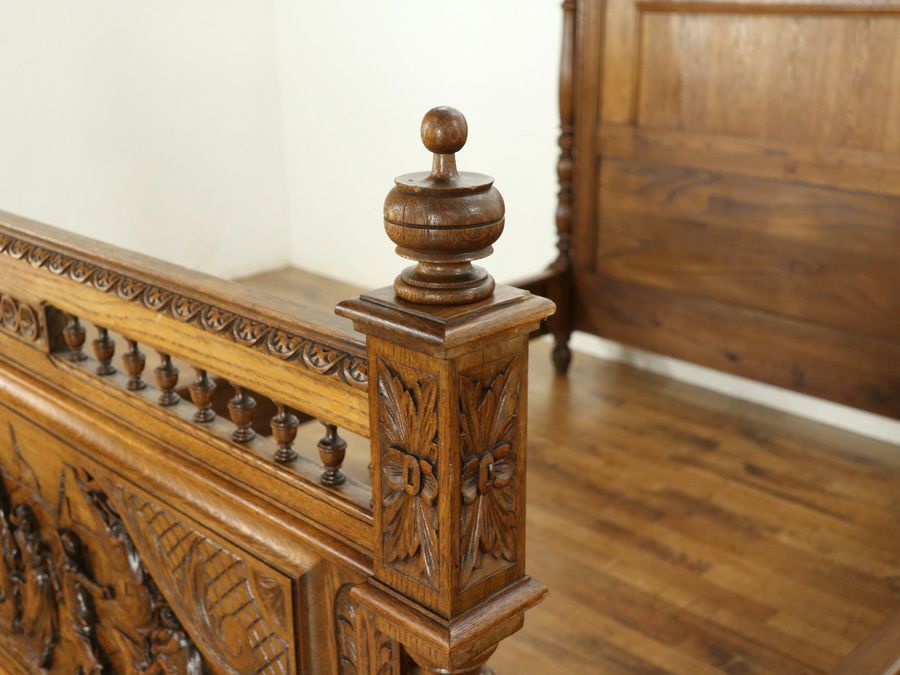 アンティーク家具 ベッド 64820a