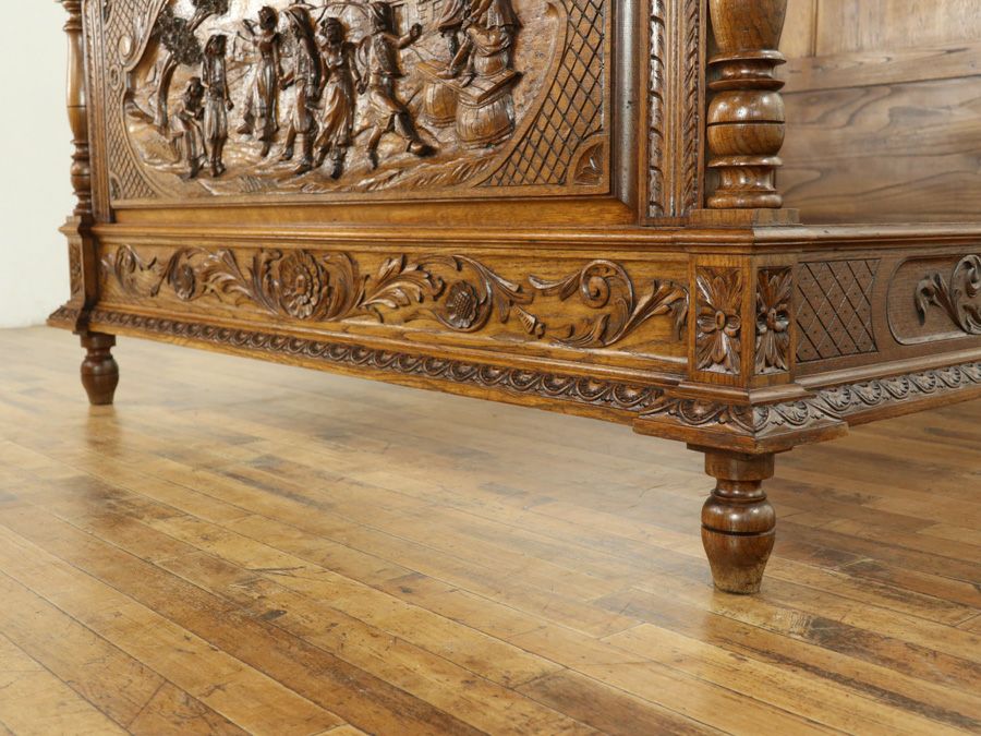 アンティーク家具 ベッド 64820a