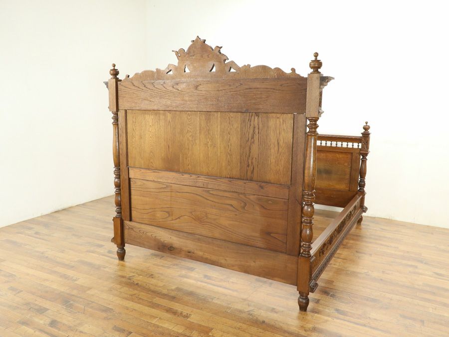 アンティーク家具 ベッド 64820a