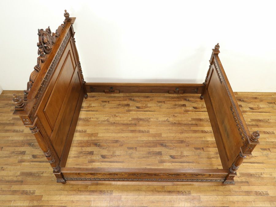 アンティーク家具 ベッド 64820a