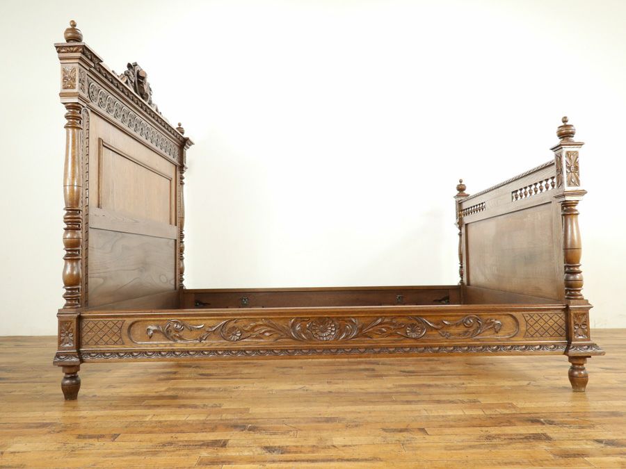 アンティーク家具 ベッド 64820a