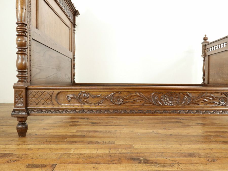 アンティーク家具 ベッド 64820a