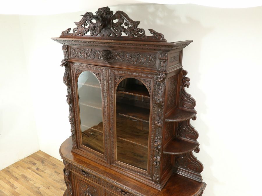 アンティーク家具 キャビネット 64867