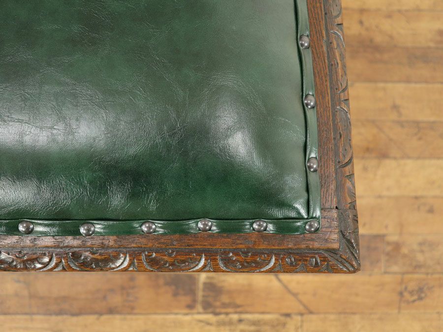 アンティーク 張替済ダイニングチェア 64928c