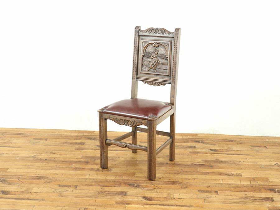 アンティーク 張替済チェア 64807c