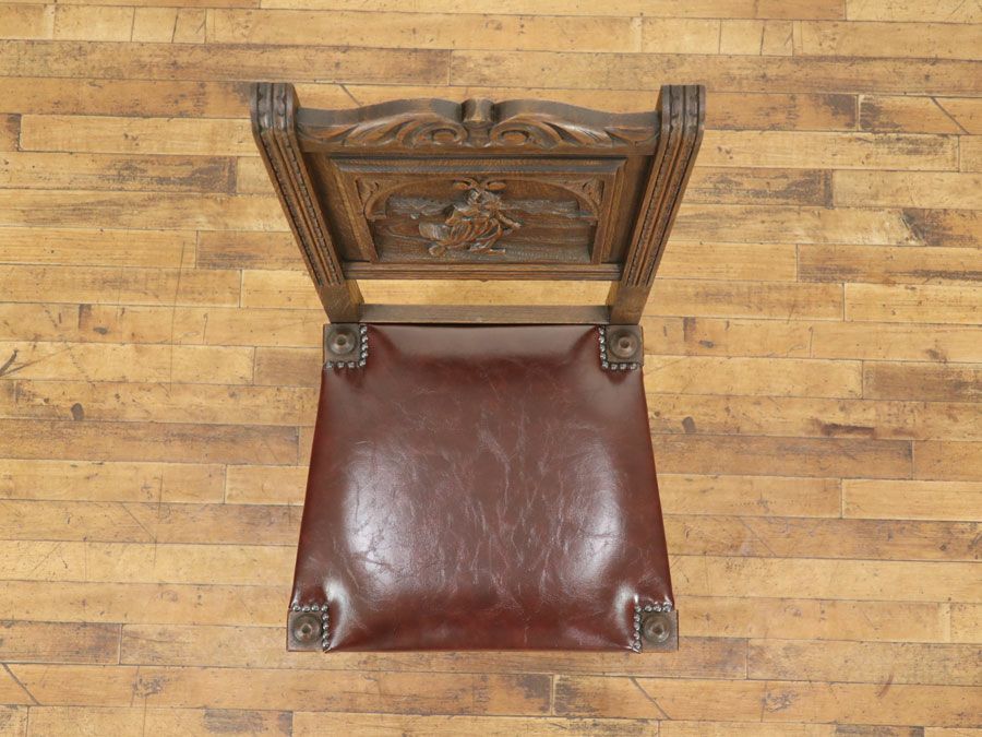 アンティーク 張替済チェア 64807c