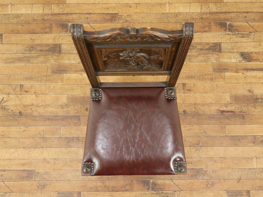 アンティーク 張替済チェア 64807e