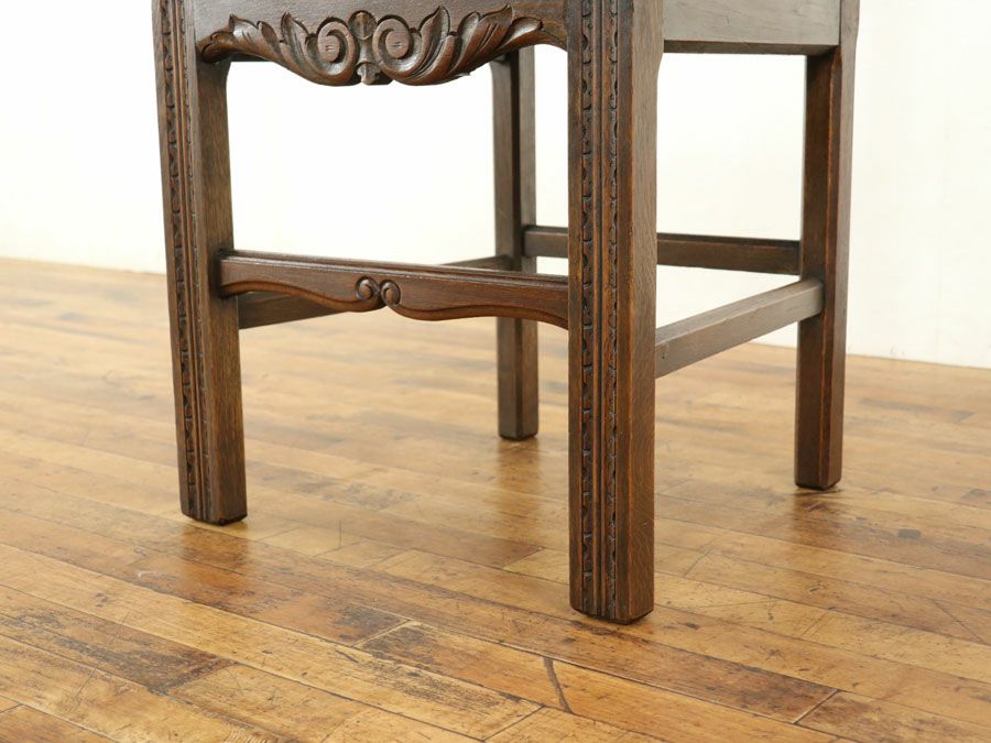 アンティーク 張替済チェア 64807e