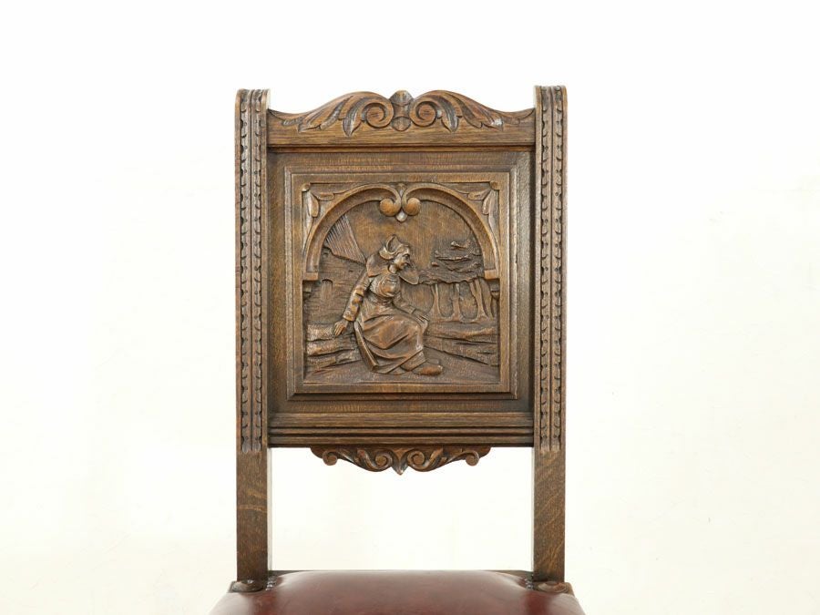 アンティーク 張替済チェア 64807f