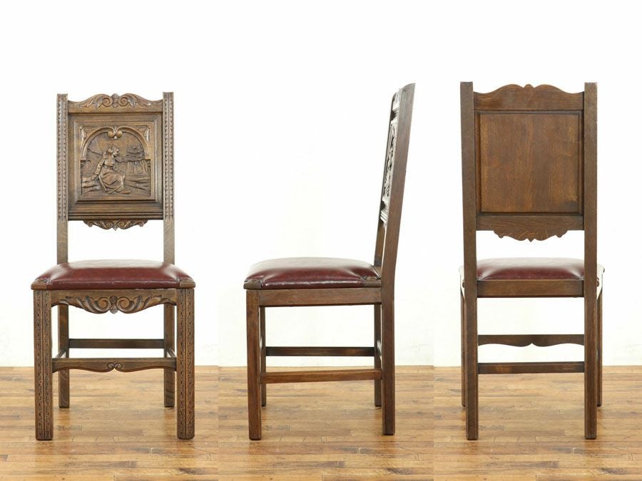 アンティーク 張替済チェア 64807f