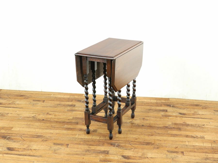 アンティーク ゲートレッグテーブル 59091a