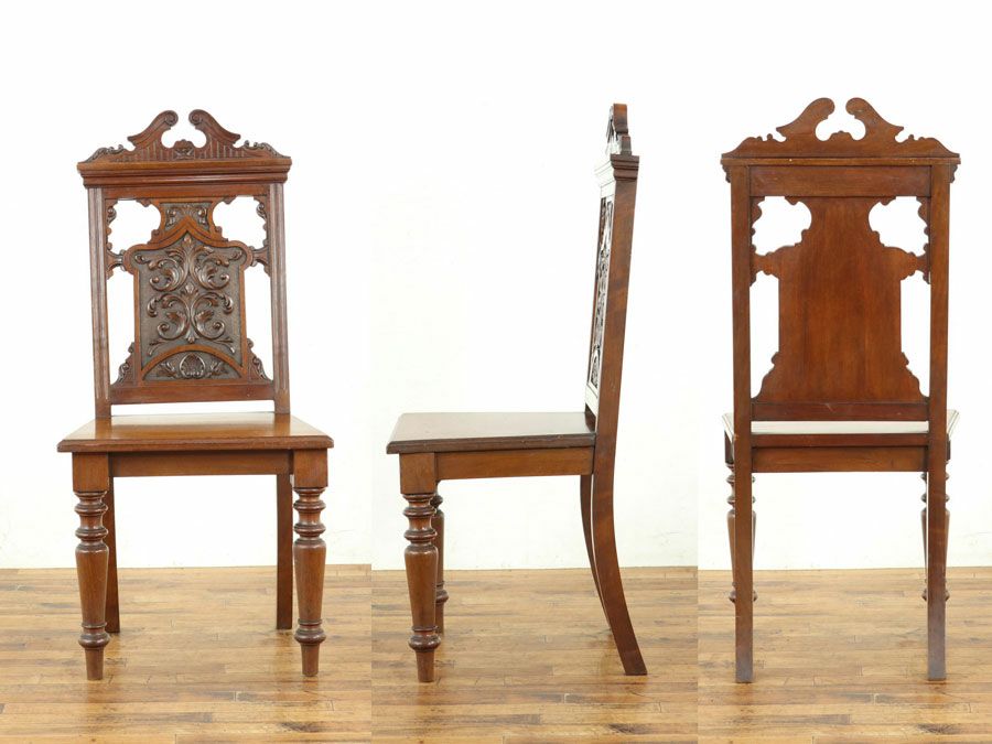 アンティーク家具 ホールチェア 59173
