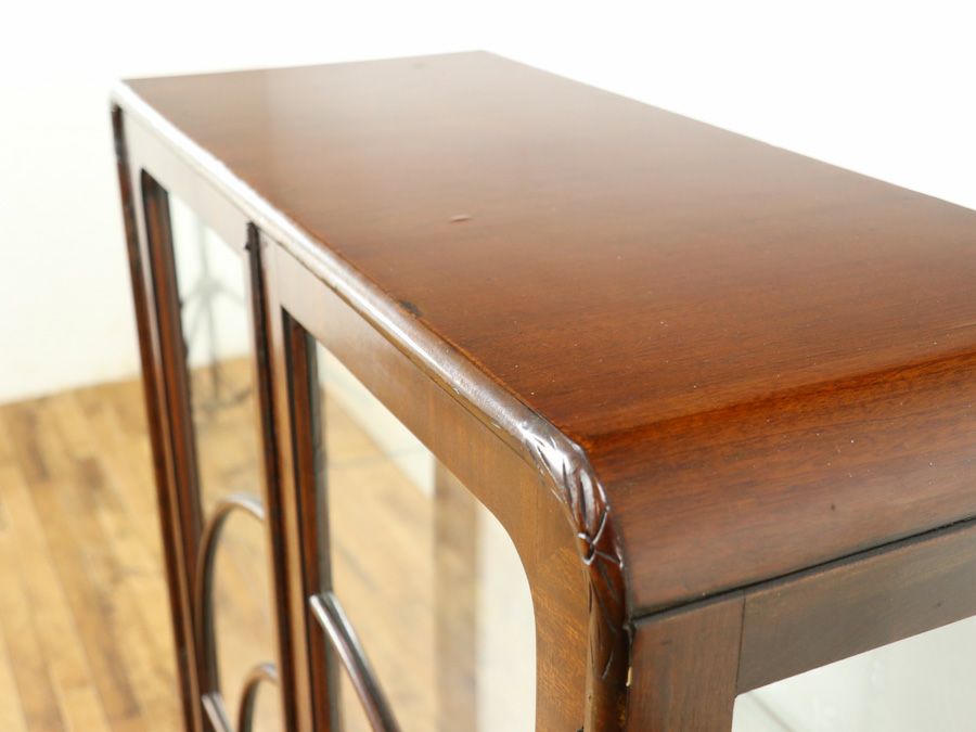 アンティーク クロス張替済ショーケース 59030